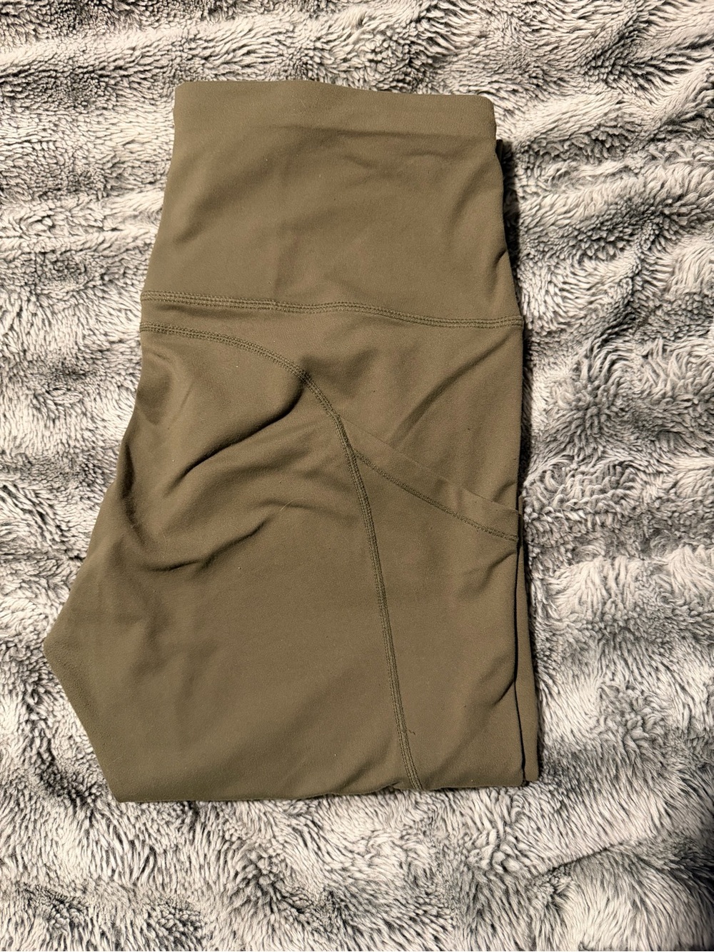 High-Waist Olive Active Leggings